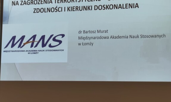 Przedstawiciele MANS uczestniczyli w konferencji naukowej poświęconej ochronie ludności i obronie cywilnej