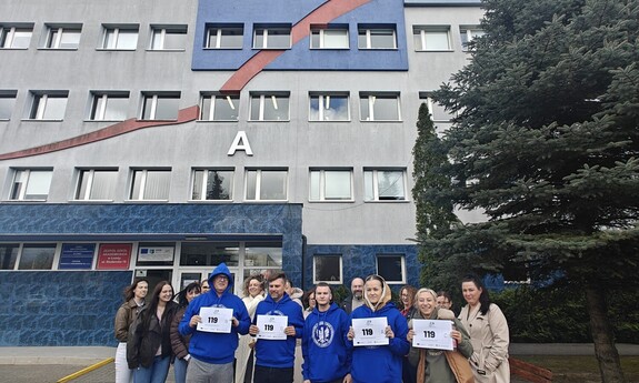 Reprezentacja MANS w Łomży wzięła udział w X Biegu Erasmusa 2026