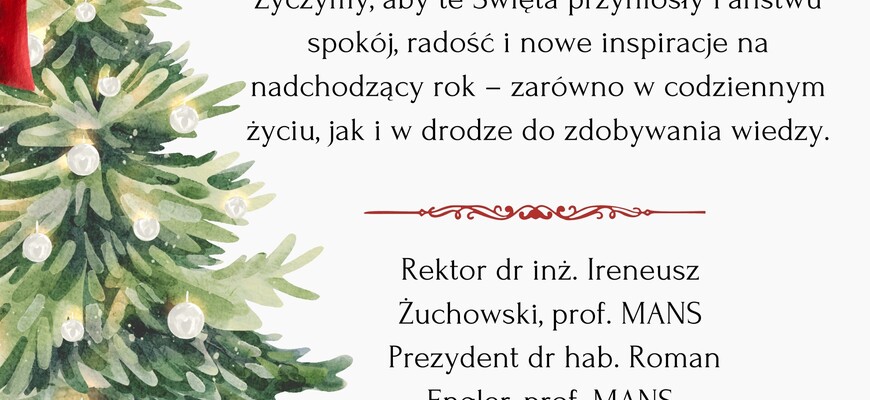 Życzenia świąteczne 2025